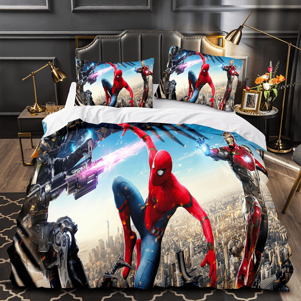 2025 NEW Spider-Man Homecoming Cosplay Bedding Sets Quilt Covers Without Filler