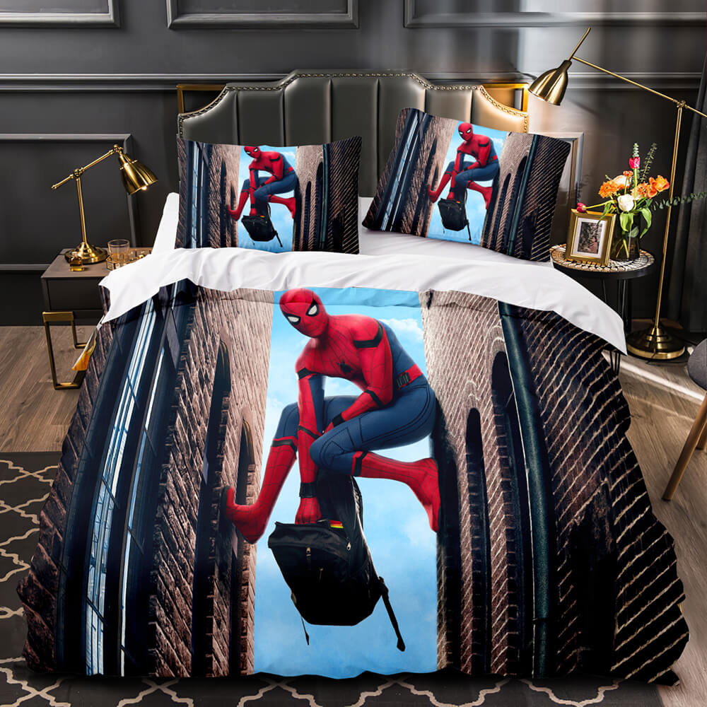 2025 NEW Spider-Man Homecoming Cosplay Bedding Sets Quilt Covers Without Filler