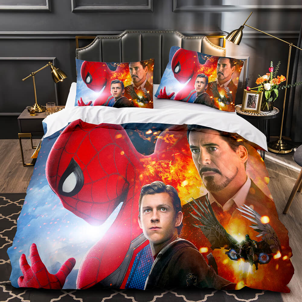 2025 NEW Spider-Man Homecoming Cosplay Bedding Sets Quilt Covers Without Filler