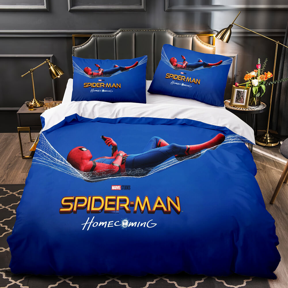 2025 NEW Spider-Man Homecoming Cosplay Bedding Sets Quilt Covers Without Filler