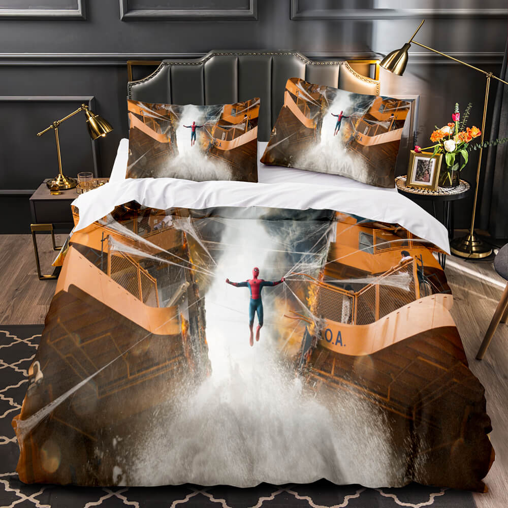 2025 NEW Spider-Man Homecoming Cosplay Bedding Sets Quilt Covers Without Filler