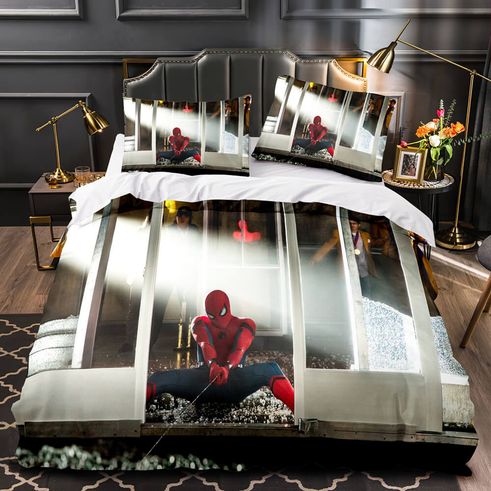 2025 NEW Spider-Man Homecoming Cosplay Bedding Sets Quilt Covers Without Filler