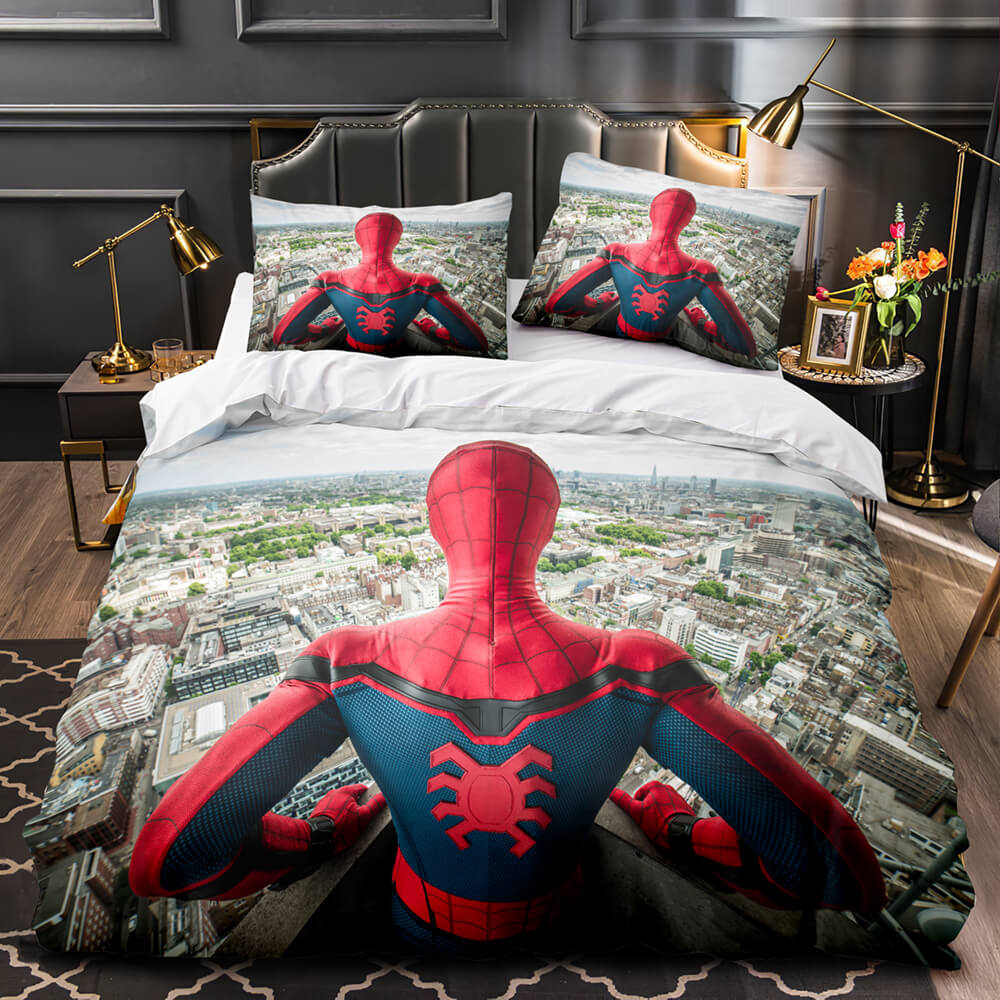 2025 NEW Spider-Man Homecoming Cosplay Bedding Sets Quilt Covers Without Filler