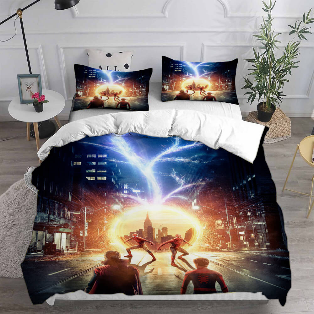 2024 NEW Spider-Man No Way Home Cosplay Bedding Set Quilt Duvet Cover Bed Sets