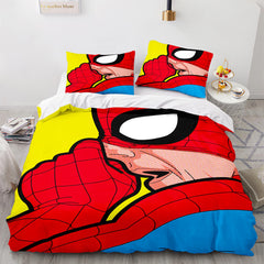 2024 NEW Spiderman Bedding Set Kids Quilt Cover Room Decoration
