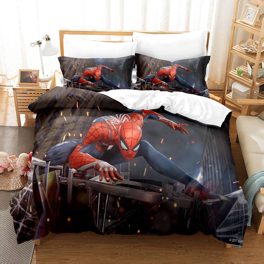 2024 NEW Spiderman Pattern Bedding Set Kids Quilt Cover Without Filler