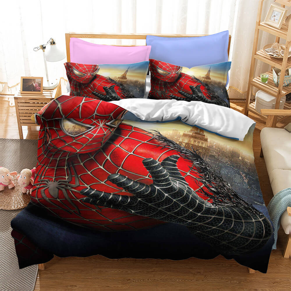 2024 NEW Spiderman Gwen Spider Bedding Set Quilt Cover Without Filler