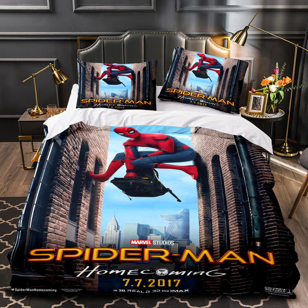 2024 NEW Spiderman Spider-Man Bedding Set Quilt Covers Without Filler