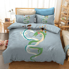 2024 NEW Spirited Away Bedding Sets Pattern Quilt Cover Without Filler