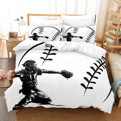 2024 NEW Sports Rugby Bedding Sets Quilt Cover Without Filler