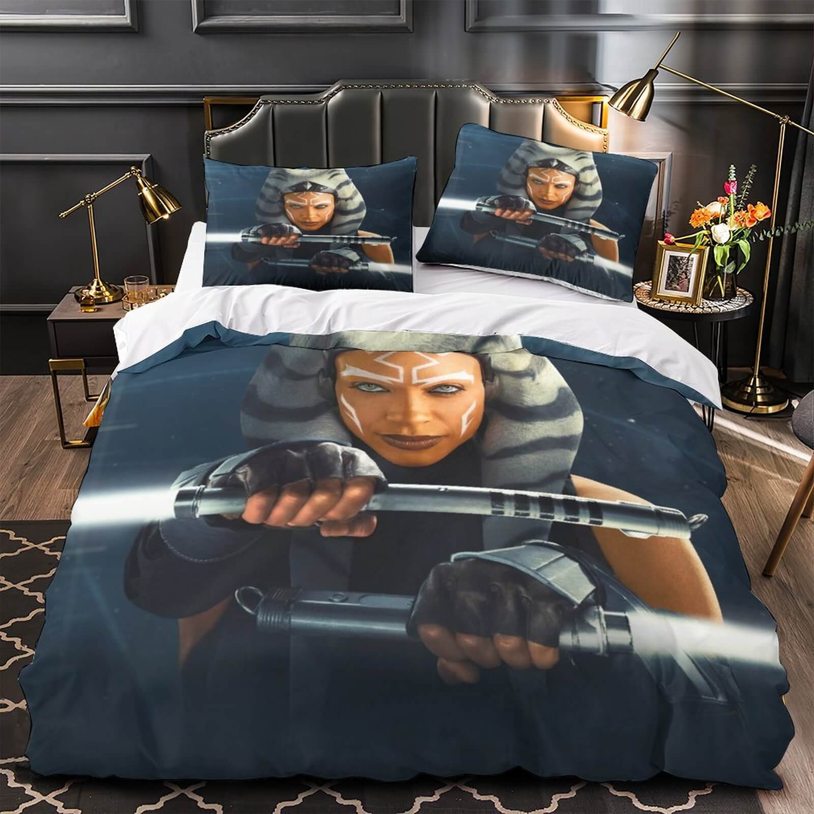 2025 NEW Star Wars Ahsoka Bedding Set Quilt Duvet Cover Without Filler