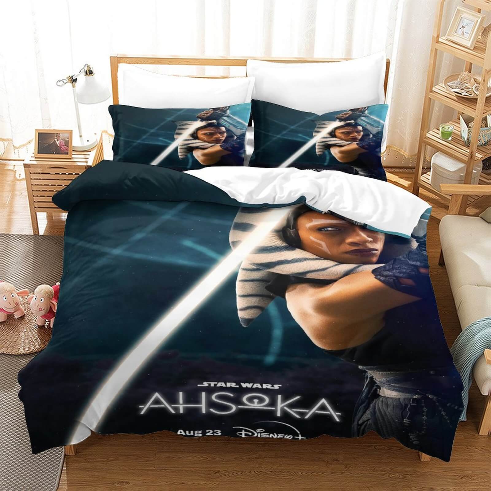 2025 NEW Star Wars Ahsoka Bedding Set Quilt Duvet Cover Without Filler