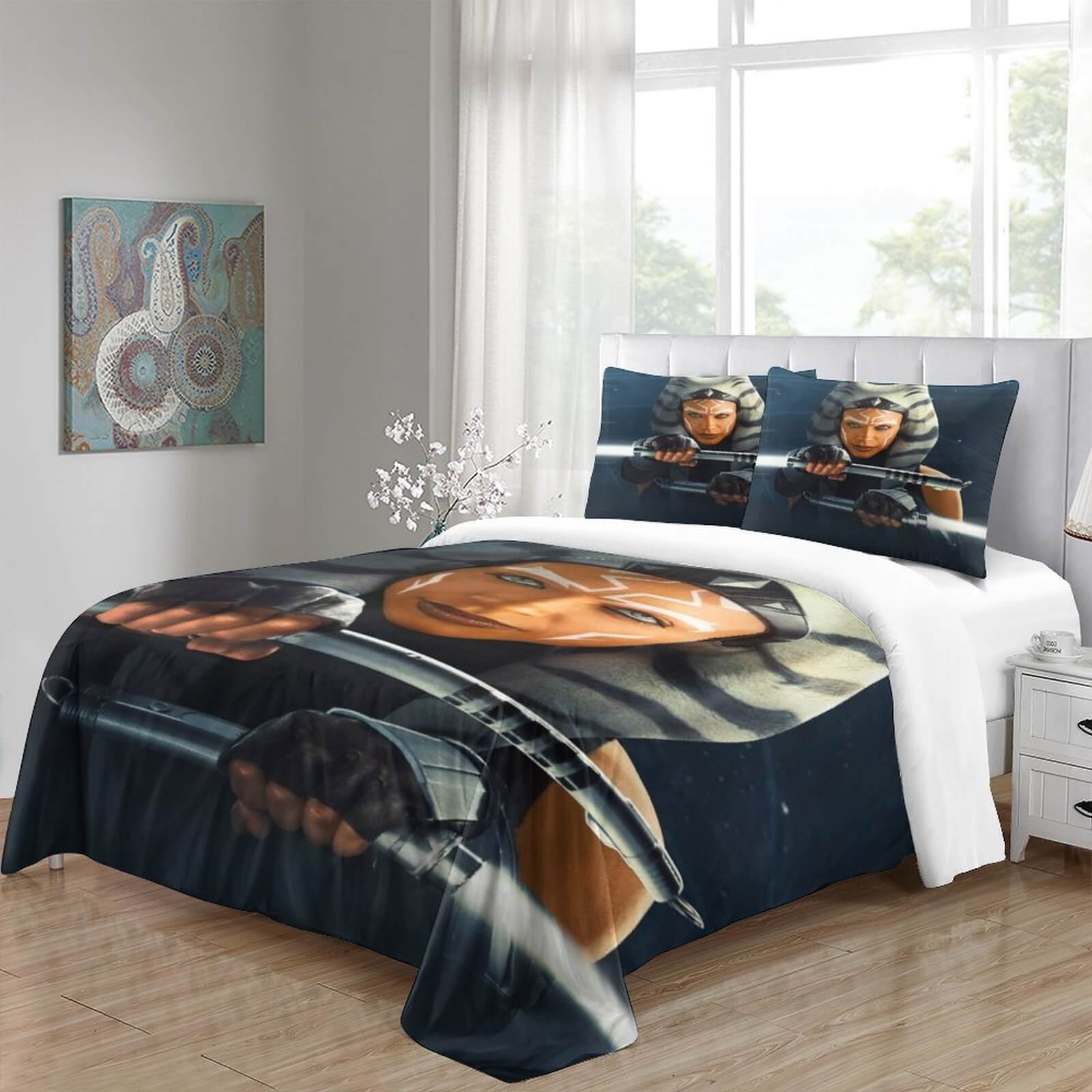 2025 NEW Star Wars Ahsoka Bedding Set Quilt Duvet Cover Without Filler