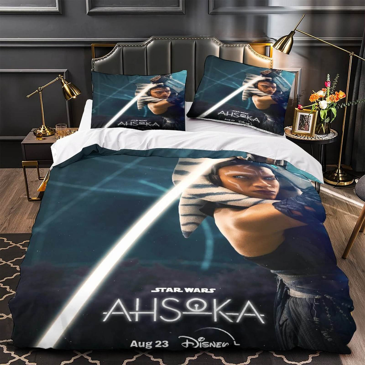 2025 NEW Star Wars Ahsoka Bedding Set Quilt Duvet Cover Without Filler