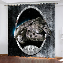 2024 NEW Star Wars Curtains Blackout Window Drapes Room Decoration