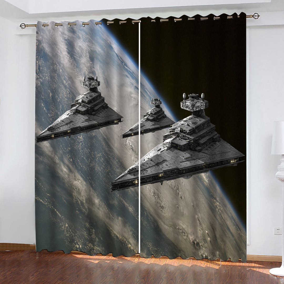 2024 NEW Star Wars Curtains Blackout Window Drapes Room Decoration