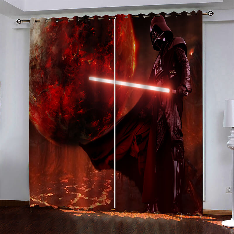 2024 NEW Star Wars Curtains Blackout Window Drapes