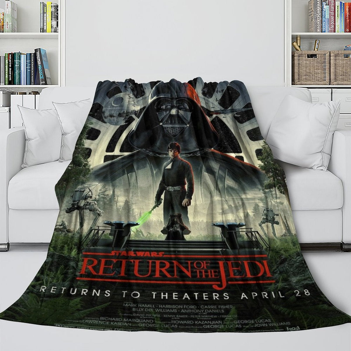 2024 NEW Star Wars Episode Vi Return Of The Jedi Blanket Flannel Throw