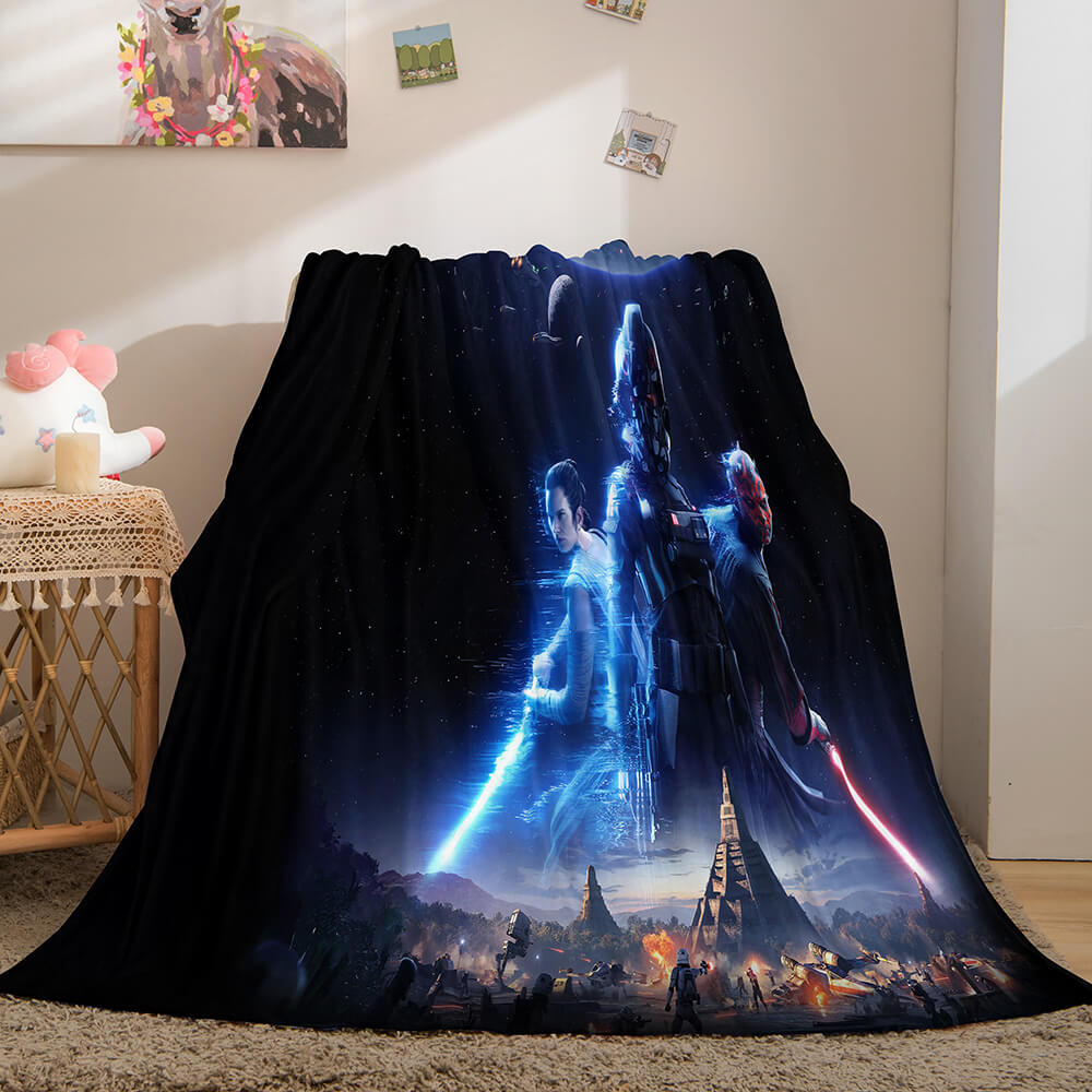 2024 NEW Star Wars Flannel Fleece Throw Blanket