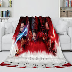 2024 NEW Star Wars Flannel Fleece Throw Cosplay Blanket Shawl Wrap Nap Quilt