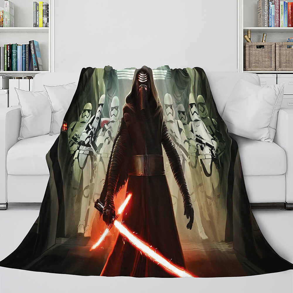 2024 NEW Star Wars Flannel Fleece Throw Cosplay Blanket Shawl Wrap Nap Quilt