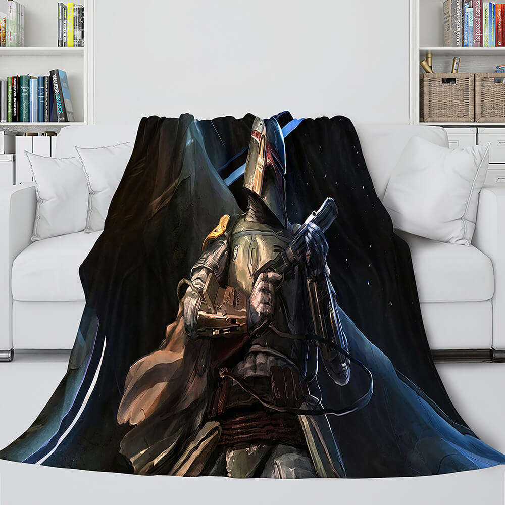 2024 NEW Star Wars Series Flannel Fleece Throw Cosplay Blanket