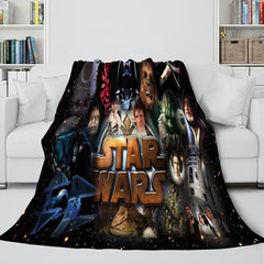 2024 NEW Star Wars Series Flannel Fleece Throw Cosplay Blanket
