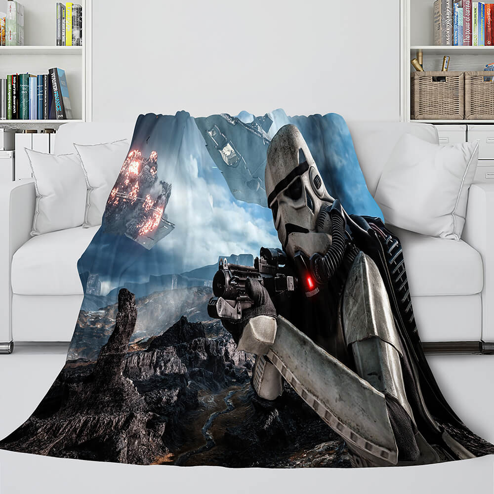 2024 NEW Star Wars Series Flannel Fleece Throw Cosplay Blanket