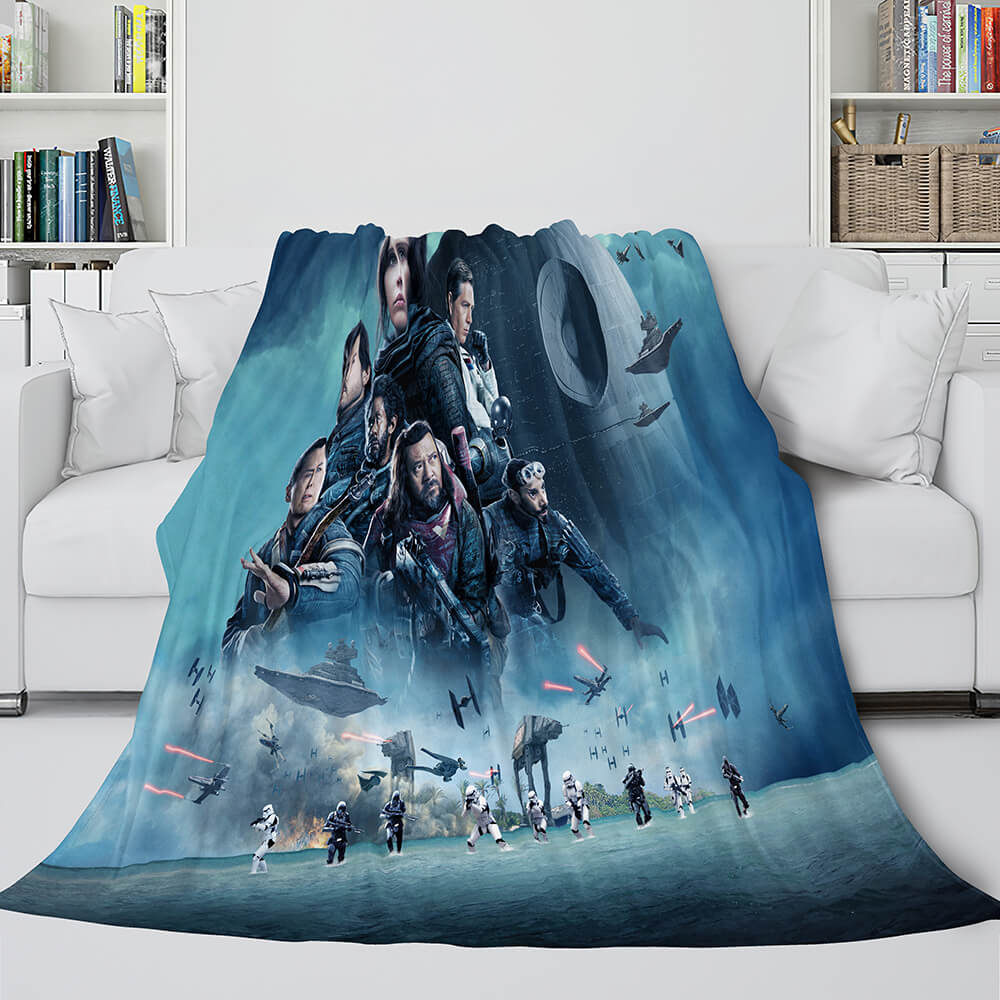 2024 NEW Star Wars Series Flannel Fleece Throw Cosplay Blanket