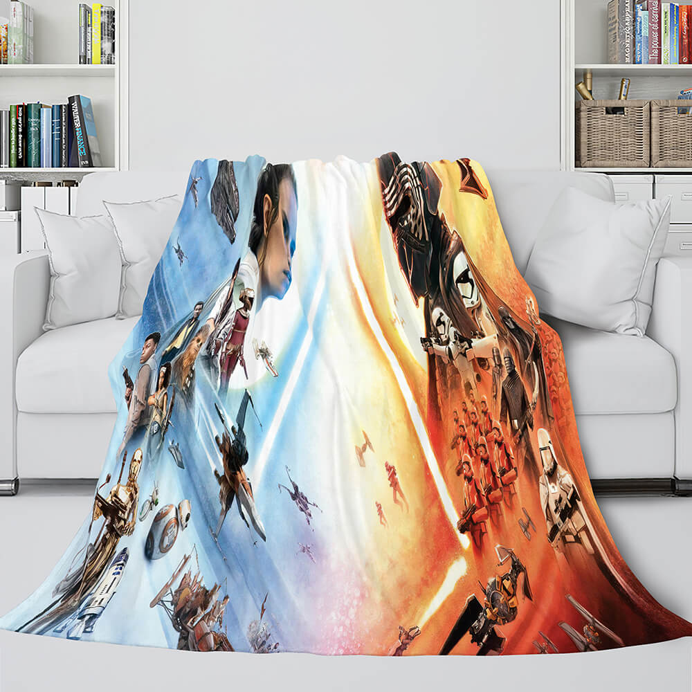 2024 NEW Star Wars Series Flannel Fleece Throw Cosplay Blanket