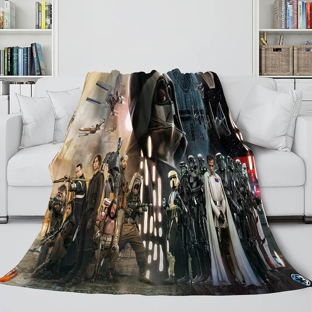 2024 NEW Star Wars Series Flannel Fleece Throw Cosplay Blanket