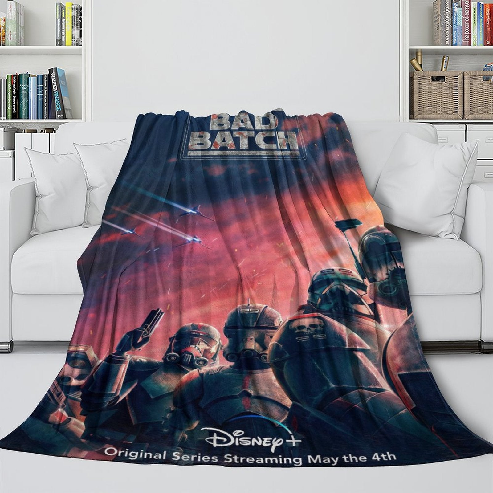 2024 NEW Star Wars The Bad Batch Blanket Flannel Throw