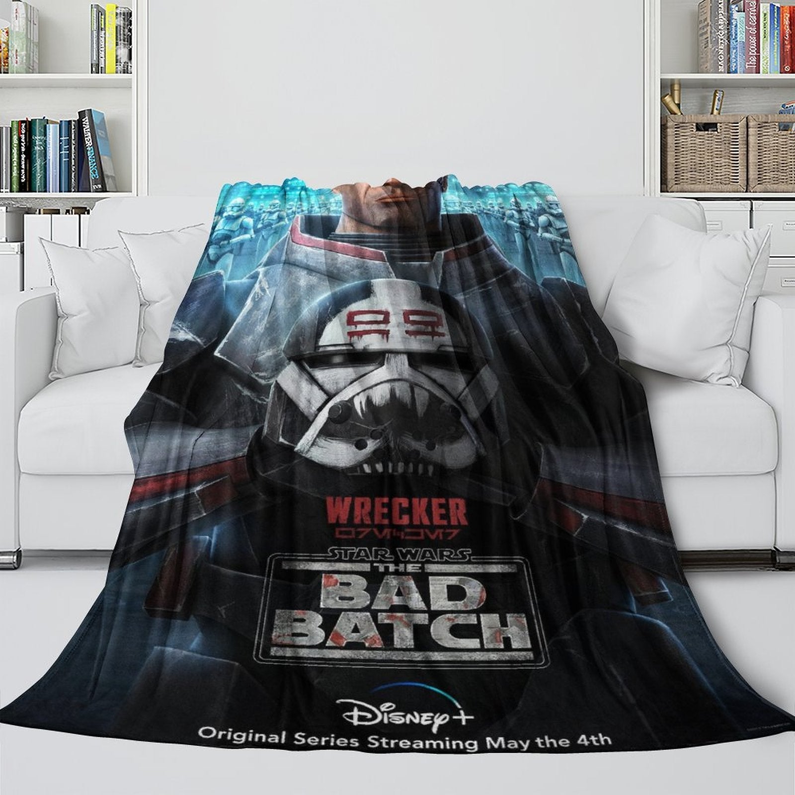 2024 NEW Star Wars The Bad Batch Blanket Flannel Throw