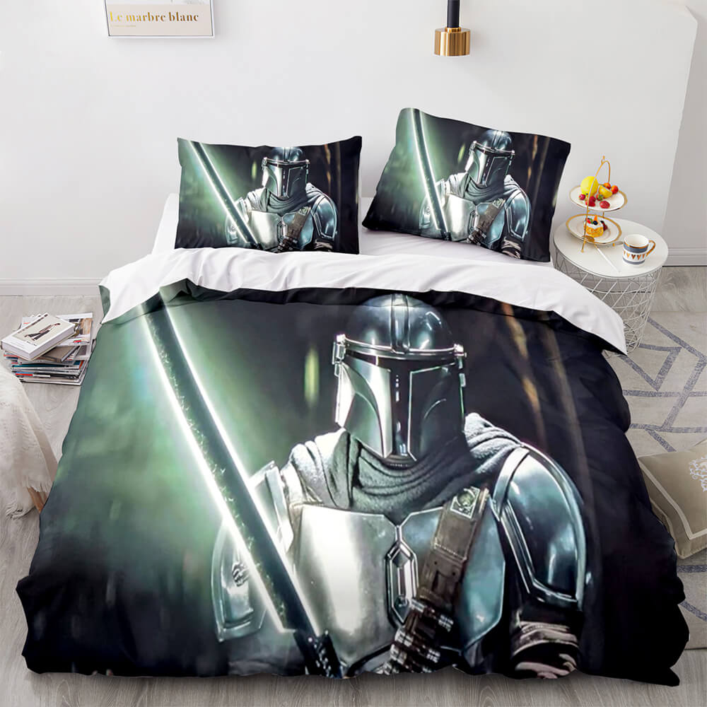 2024 NEW Krrsantan Boba Fett Fennec Shand Trailer Stills Bedding Set Duvet Cover