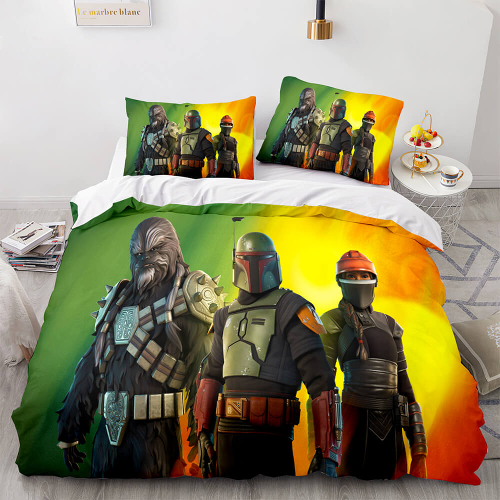 2024 NEW Krrsantan Boba Fett Fennec Shand Trailer Stills Bedding Set Duvet Cover