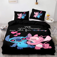 2026 NEW Stitch and Scrump Bedding Set Cosplay Quilt Cover Without Filler