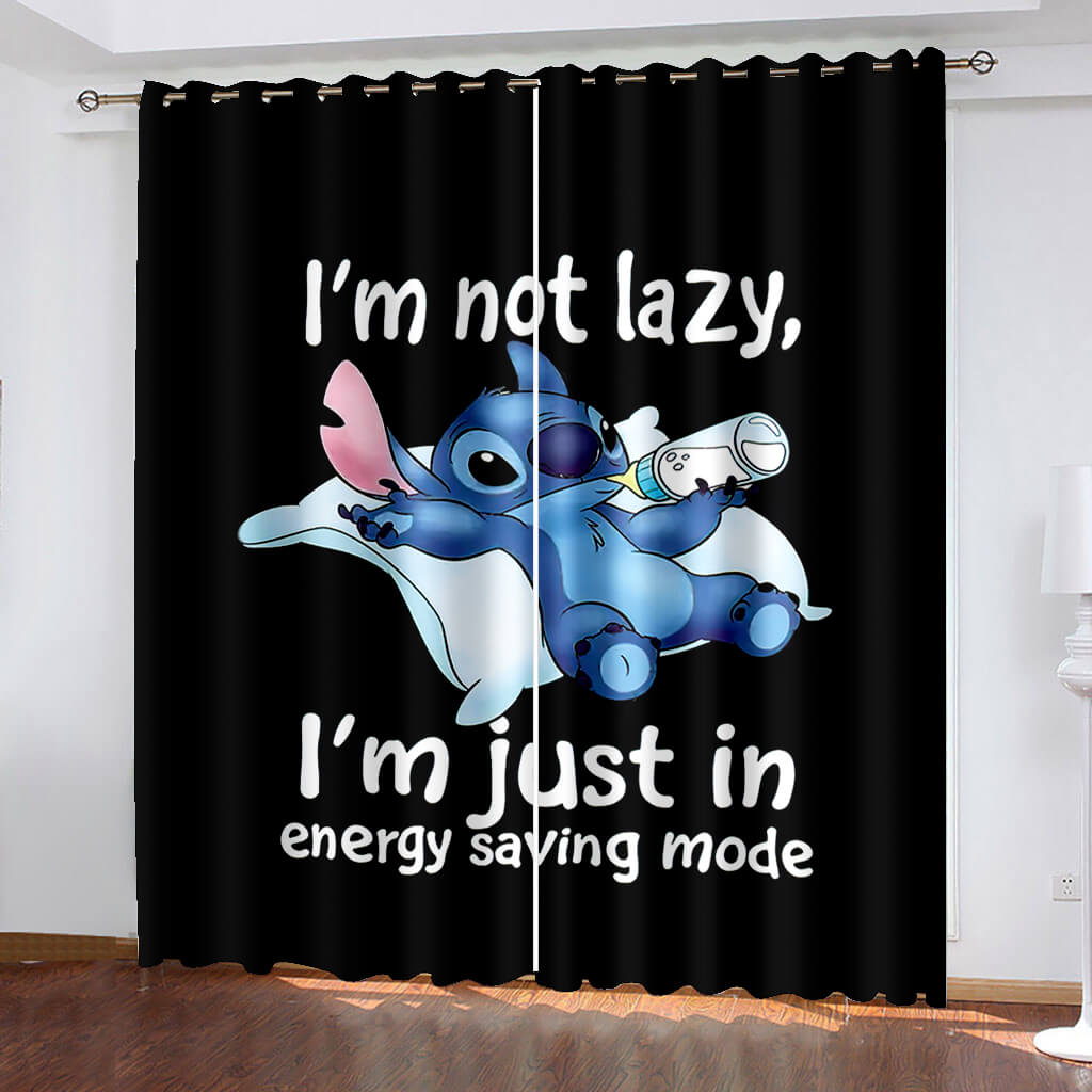 2025 NEW Stitch Curtains Blackout Pattern Window Drapes
