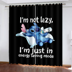 2025 NEW Stitch Curtains Blackout Pattern Window Drapes