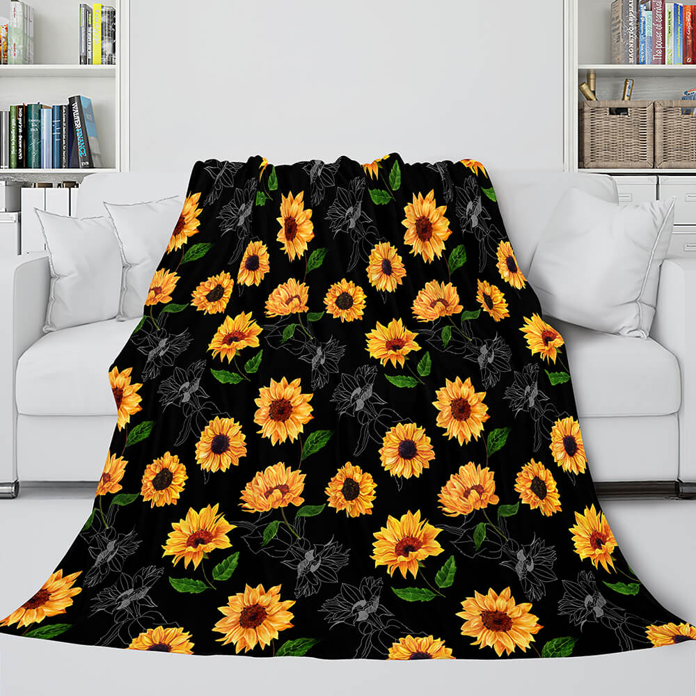 2024 NEW Animal Flower Soft Flannel Fleece Throw Cosplay Blanket