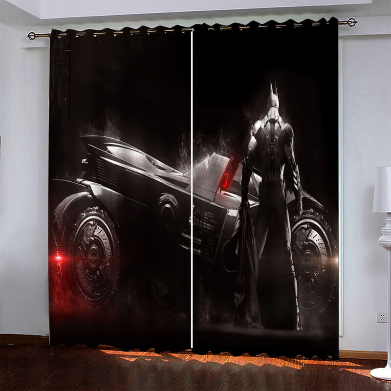 2024 NEW Superhero Batman Curtains Blackout Window Drapes