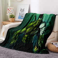 2025 NEW Superhero Hulk Blanket Flannel Throw Room Decoration