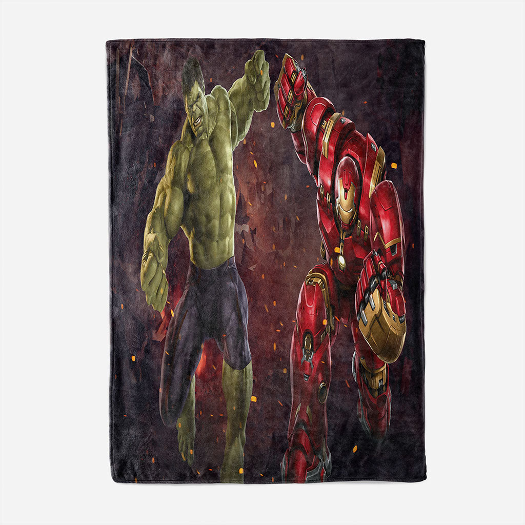 2025 NEW Superhero Hulk Blanket Flannel Throw Room Decoration