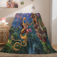 2024 NEW Tangled Blanket Pattern Flannel Throw Room Decoration