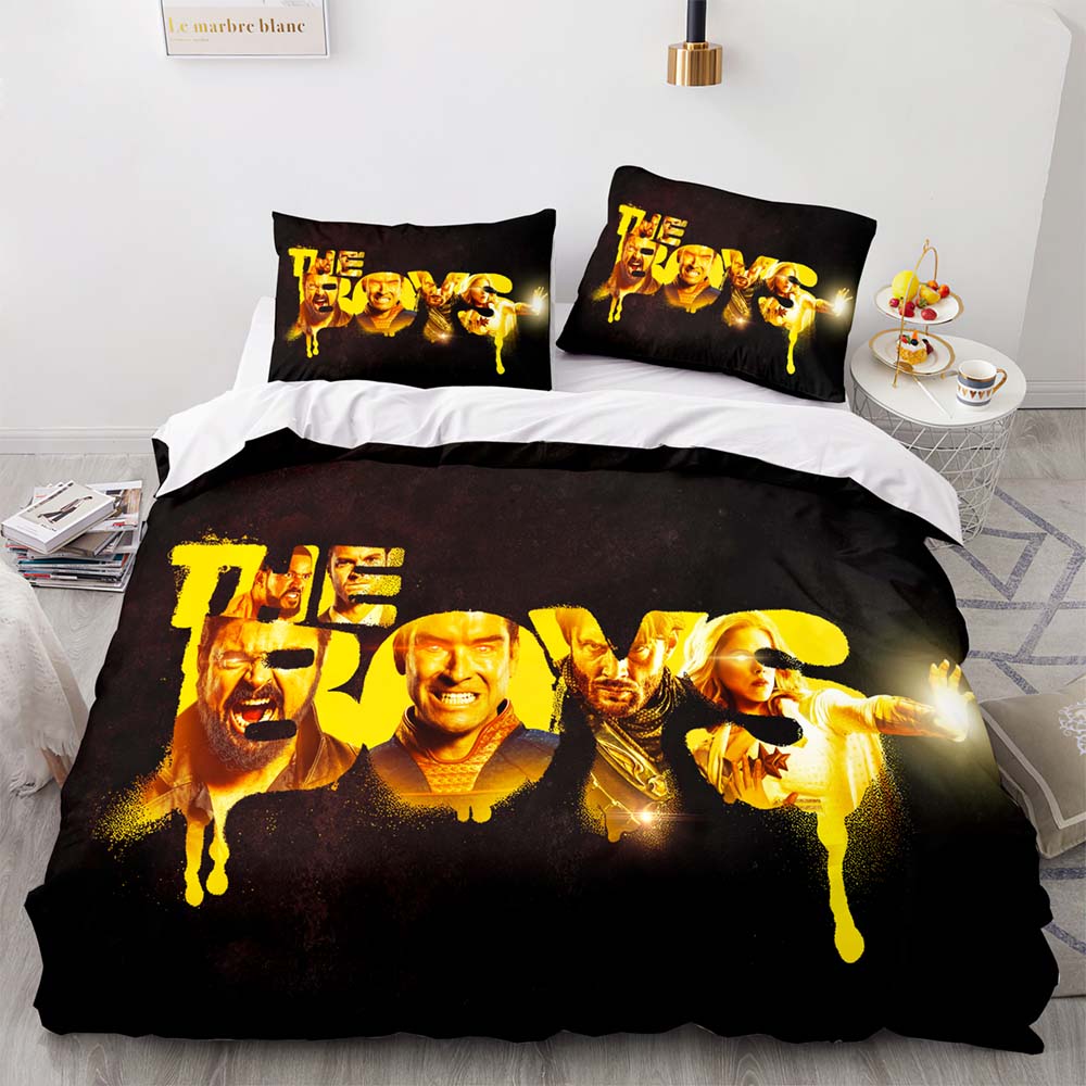 2024 NEW The Boys Bedding Set Pattern Quilt Cover Without Filler