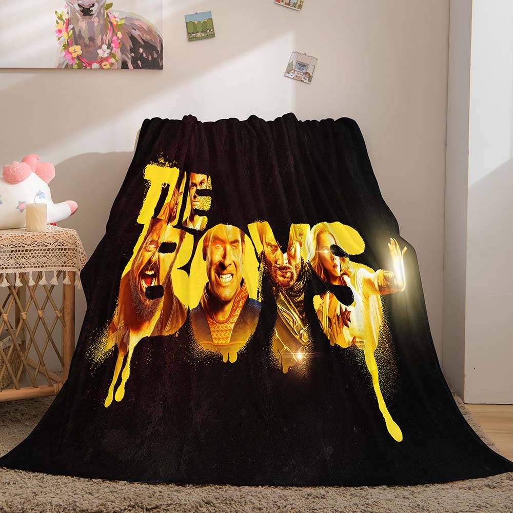 2024 NEW The Boys Blanket Pattern Flannel Throw Room Decoration