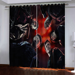 2024 NEW The Boys Curtains Pattern Blackout Window Drapes