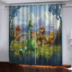 2024 NEW The Good Dinosaur Curtains Blackout Window Drapes