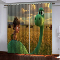 2024 NEW The Good Dinosaur Curtains Blackout Window Drapes