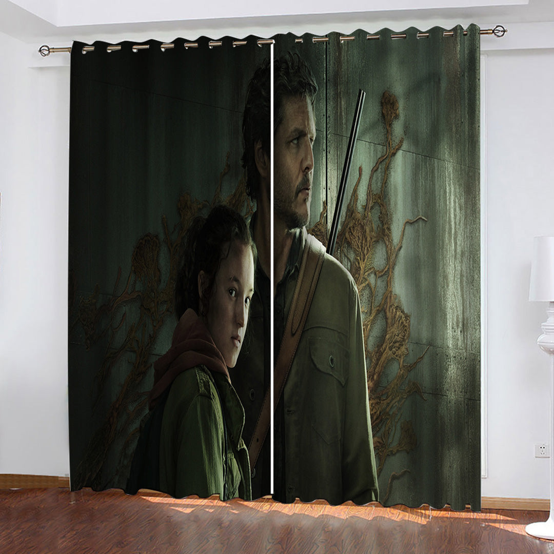2024 NEW The Last of Us Curtains Pattern Blackout Window Drapes