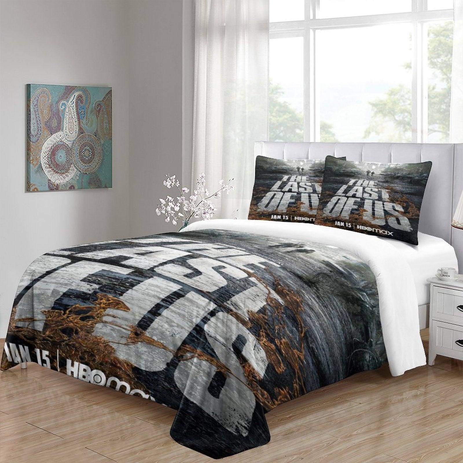 2024 NEW The Last of Us Season 1 Bedding Set Pattern Quilt Cover